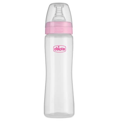 Feed Easy Feeding Bottle (250ml, Medium Flow) (Pink)